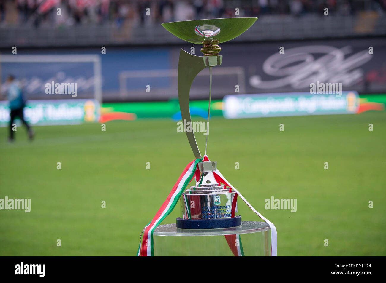 Carpi, Italia. 22 de mayo de 2015. Serie B Trofeo Football/Soccer : Italiano  'Serie B' coincidencia entre Carpi FC 0-0 Catania en el Stadio Sandro  Cabassi en Carpi, Italia . © Maurizio