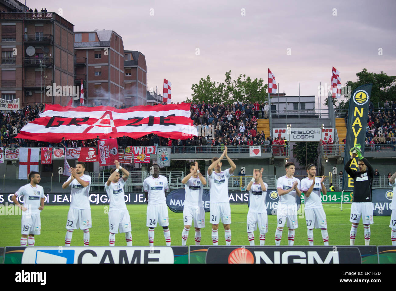 Carpi, Italia. 22 de mayo de 2015. Serie B Trofeo Football/Soccer : Italiano  'Serie B' coincidencia entre Carpi FC 0-0 Catania en el Stadio Sandro  Cabassi en Carpi, Italia . © Maurizio