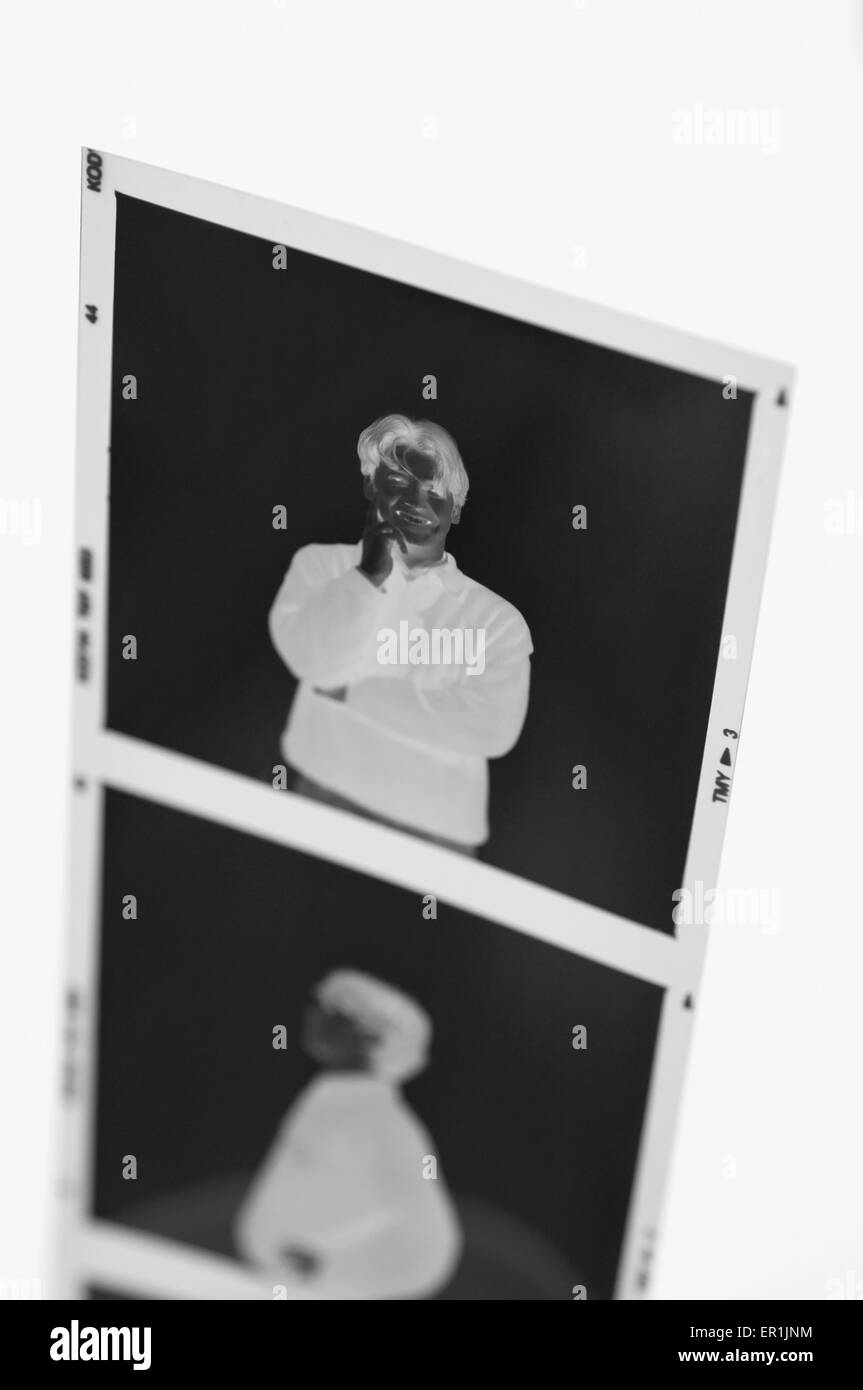 medium format bw negative film Stock Photo Alamy