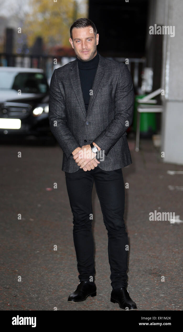 Elliott Wright outside ITV Studios Featuring Elliott Wright Where