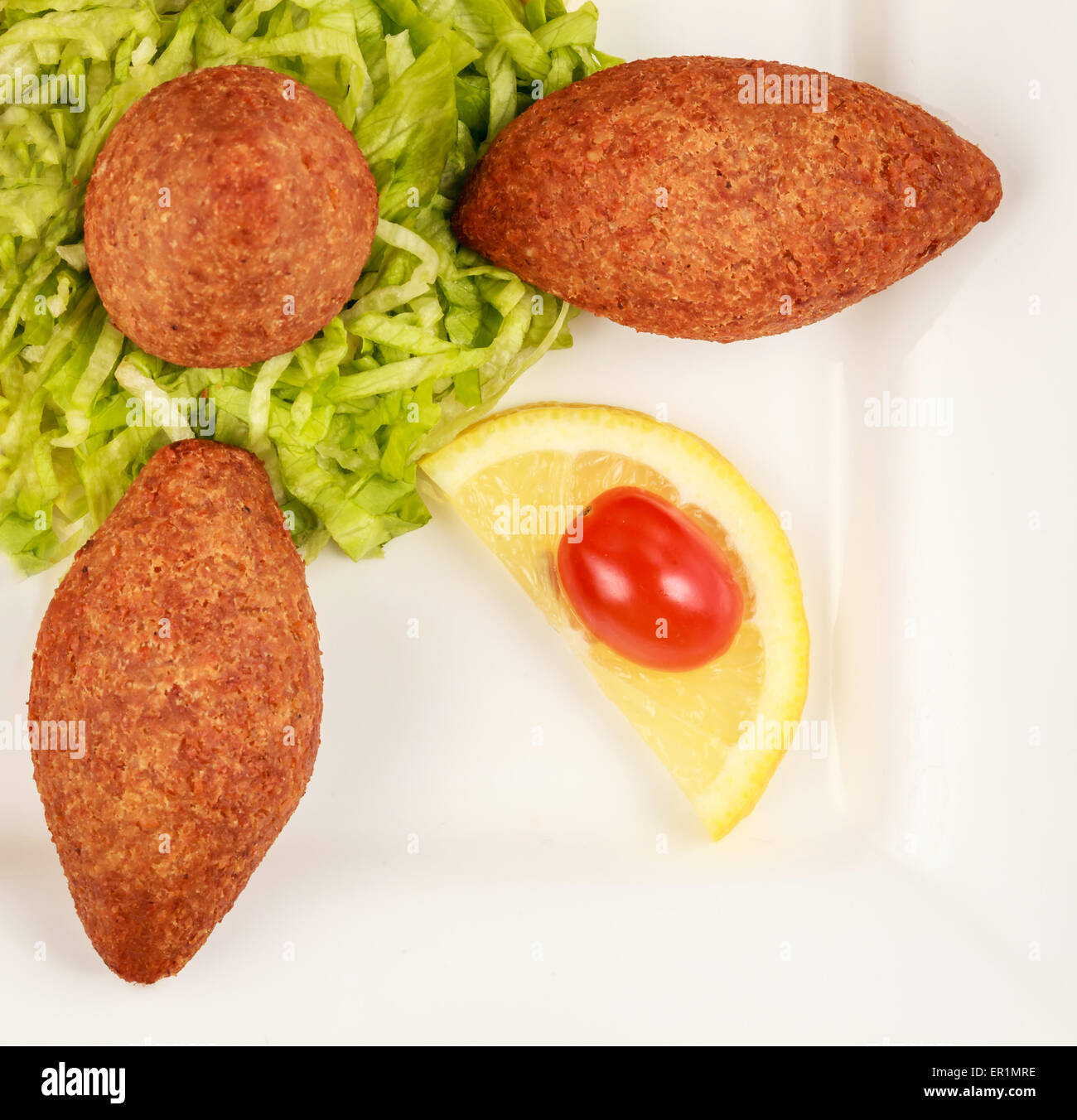 Kibbeh An delicious arabic dish from ground lean beef, lamb and bulgur