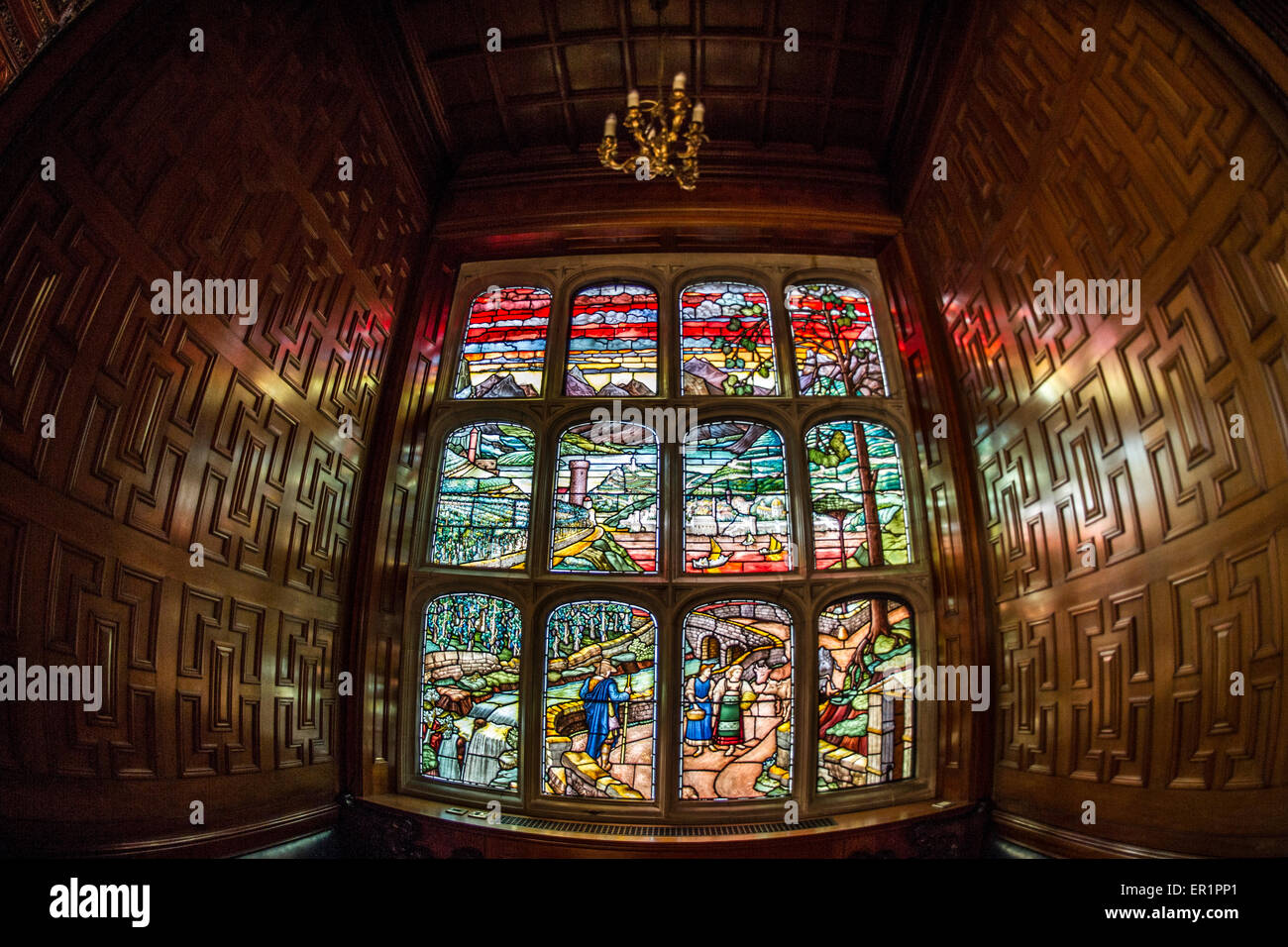 Interior shots of Number 2 temple Place, London Stock Photo