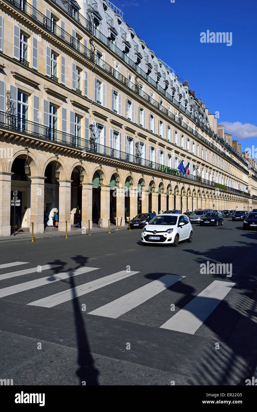 Rue de Rivoli,1st Arrondissement, Paris, France Stock Photo