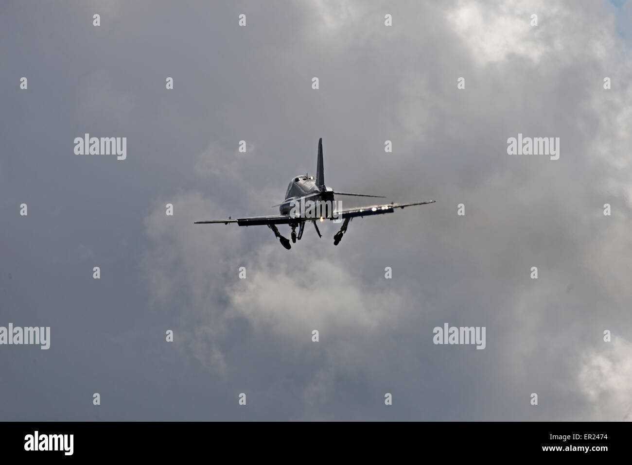 T1 Hawk fast jet Raf Valley Anglesey North Wales Uk Stock Photo