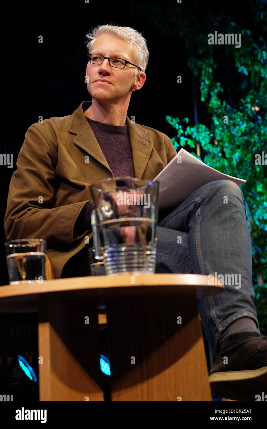 Hay Festival, Powys, Wales - May 2015  - Day 5 - Author and historian Tom Holland delivered the Christopher Hitchens Lecture about De-radicalising Muhammad. Stock Photo