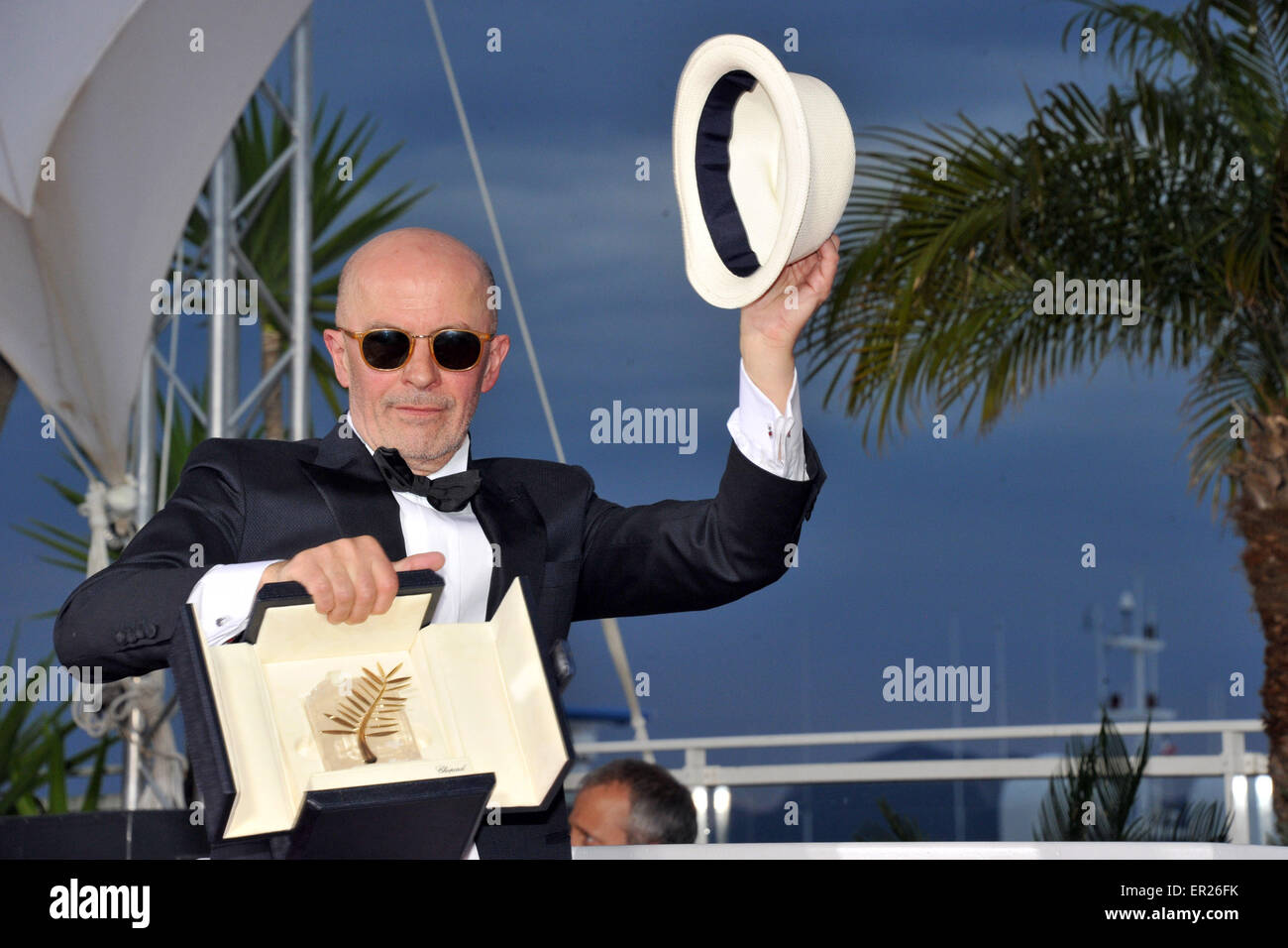 Director Jacques Audiard, winner of the Palme D'Or for his film ...