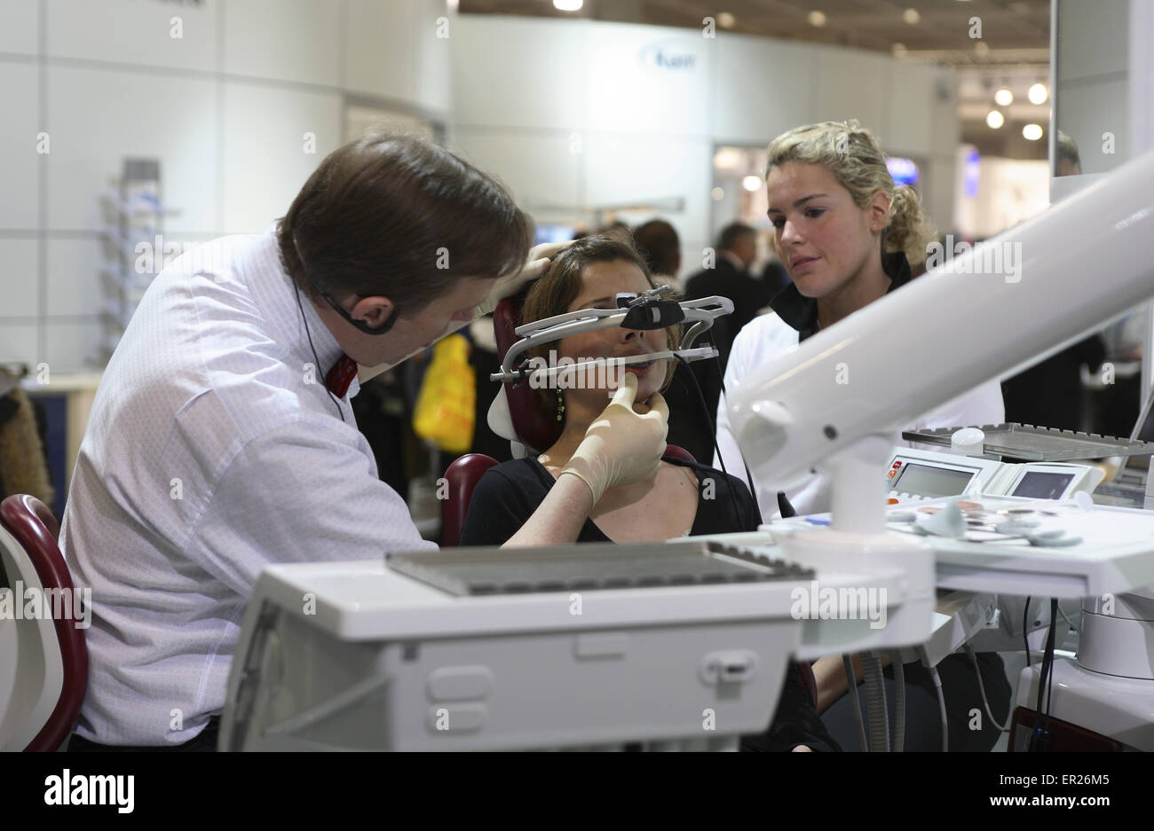 DEU, Germany, Cologne, International Dental Show at the exhibition center Koelnmesse [the IDS is the biggest Dental Show in the  Stock Photo