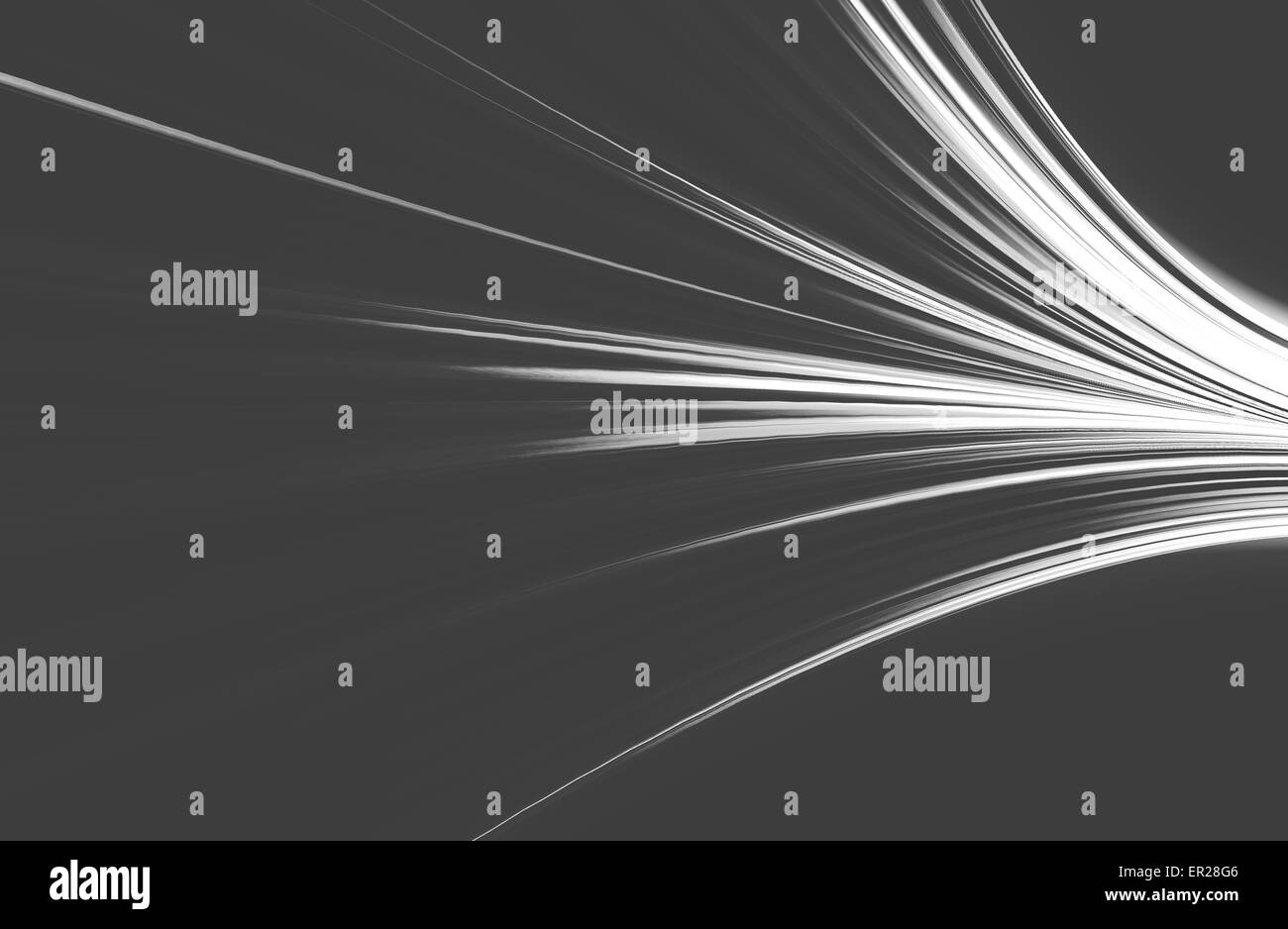 abstract black and white background and digital wave with motion blur ...