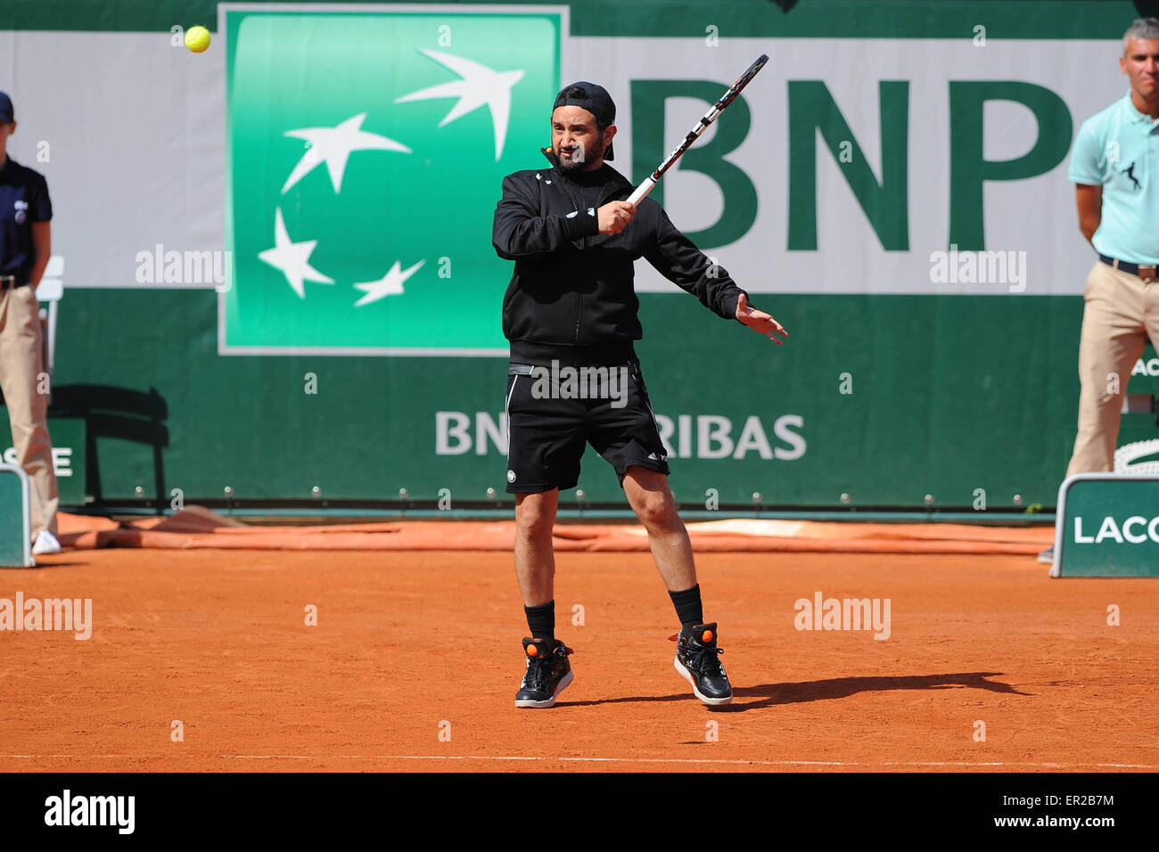 23.05.2015. Roland Garros, Paris, France. French Open tennis championships.  Cyril Hanouna Stock Photo