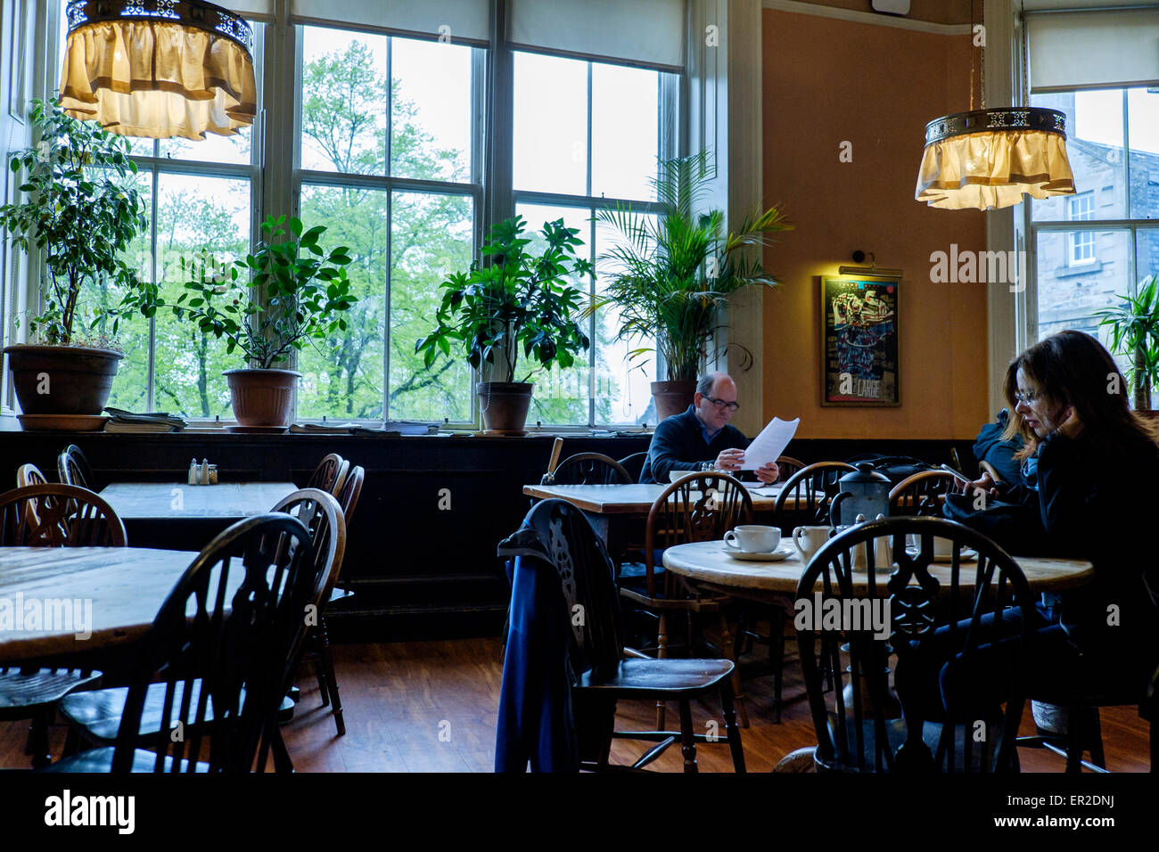 The Elephant House coffee shop, famous as the place where J.K. Rowling