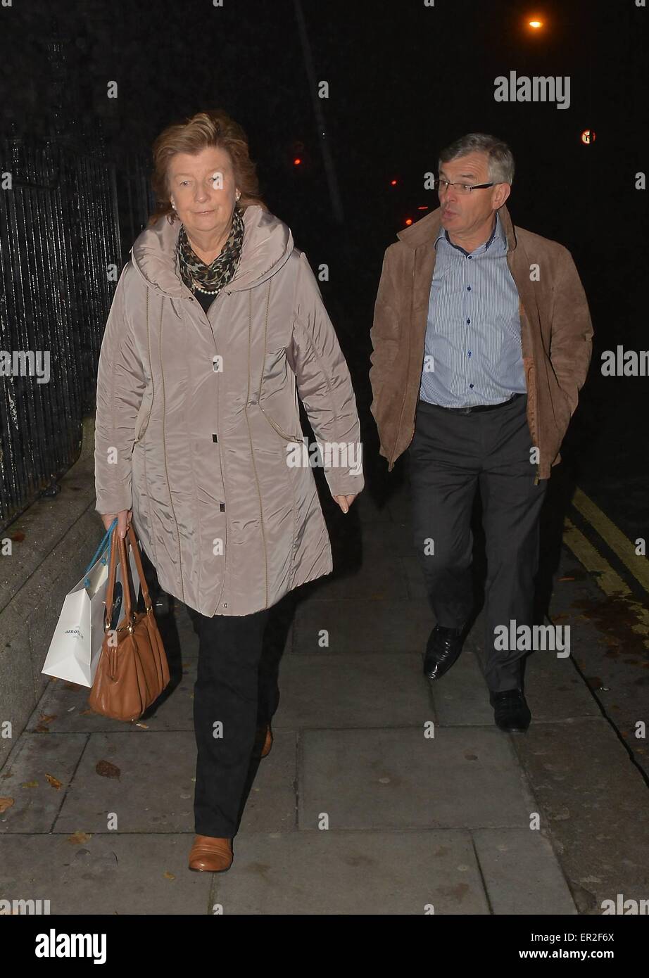 Brian O Driscoll S Parents Geradine O Driscoll Frank O Driscoll Stock Photo Alamy