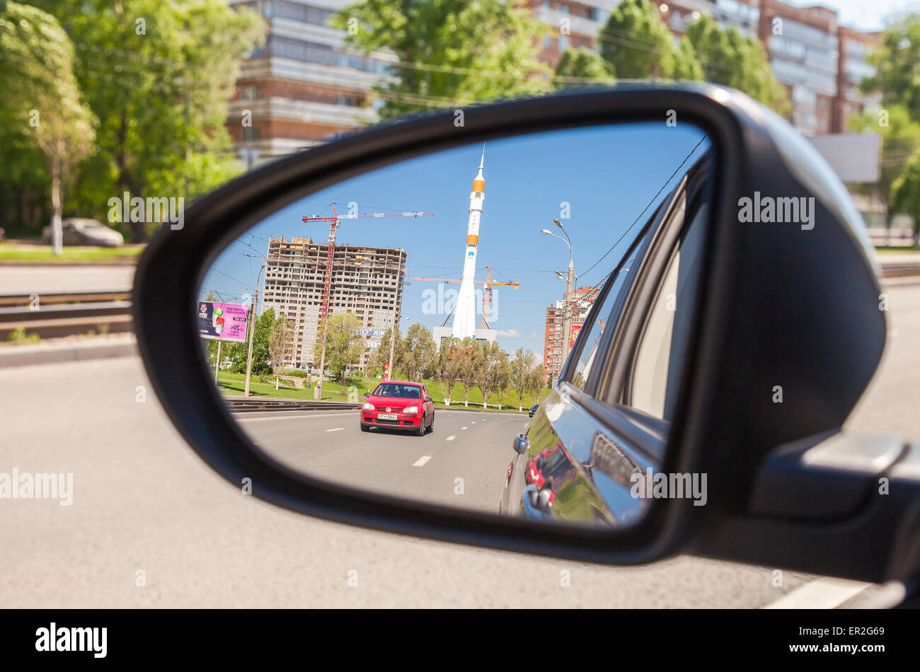 Rearview mirror of a car hi-res stock photography and images - Alamy