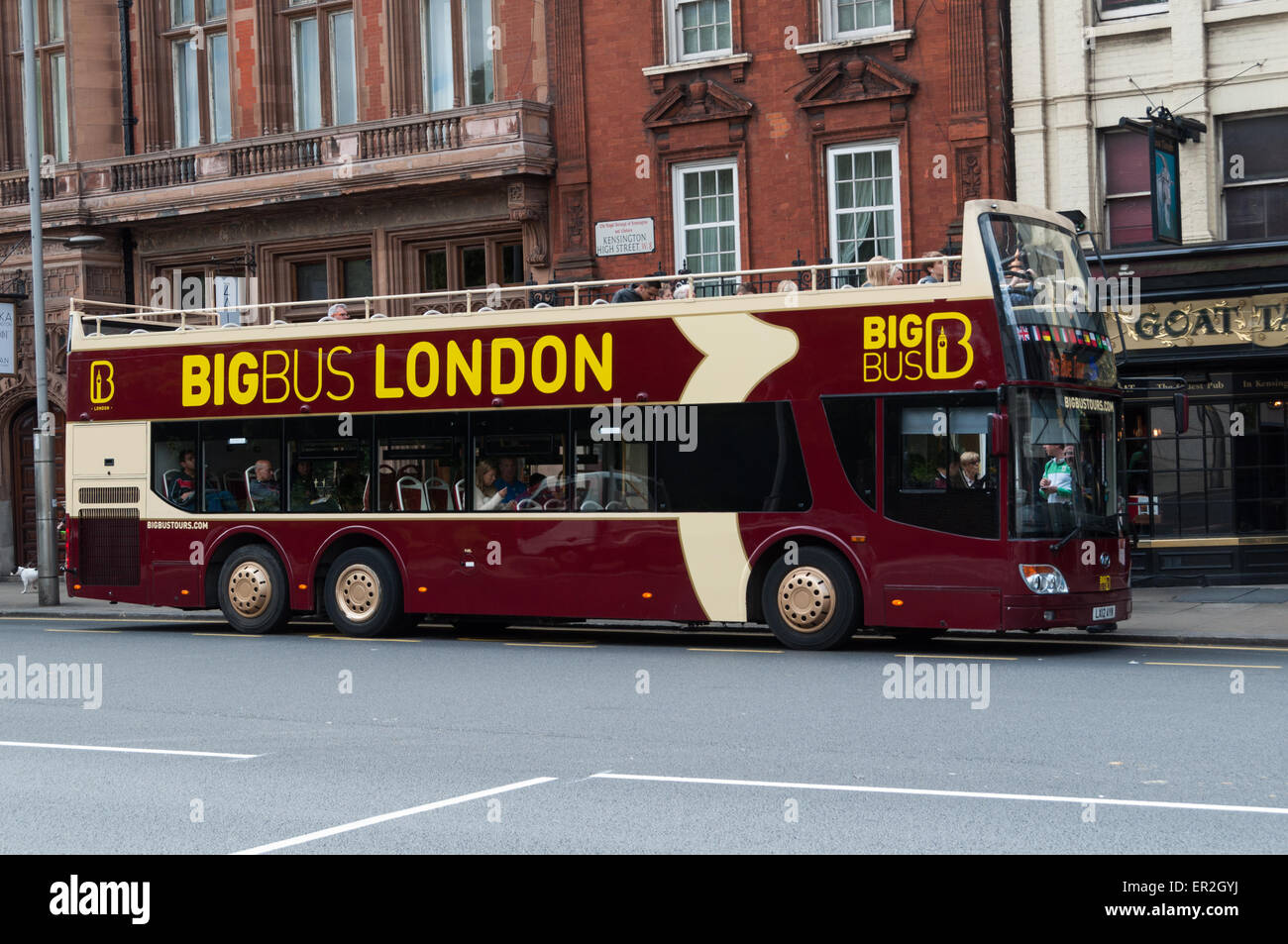 Big Bus London sightseeing tour bus Stock Photo