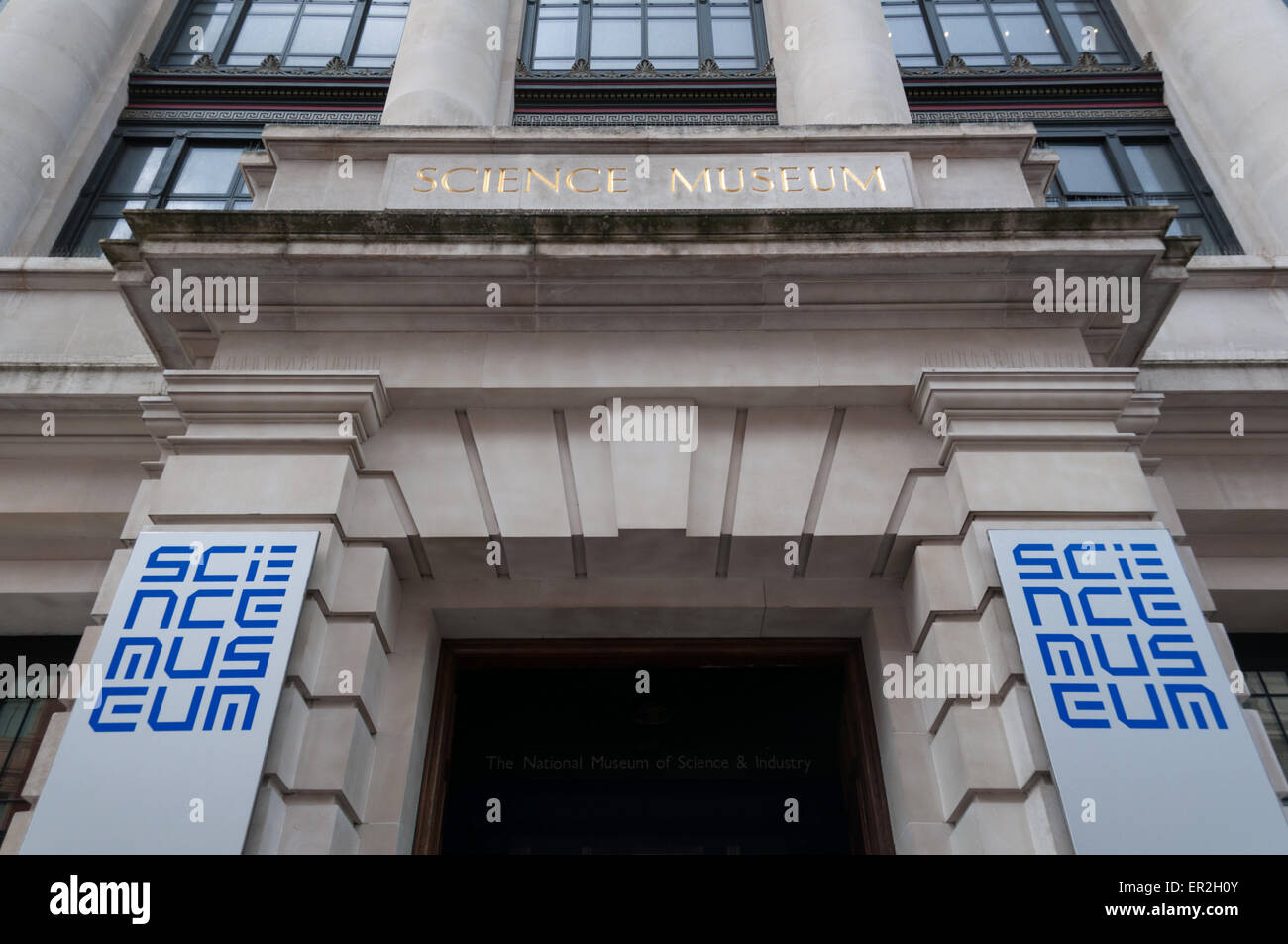 London Science Museum entrance Stock Photo Alamy