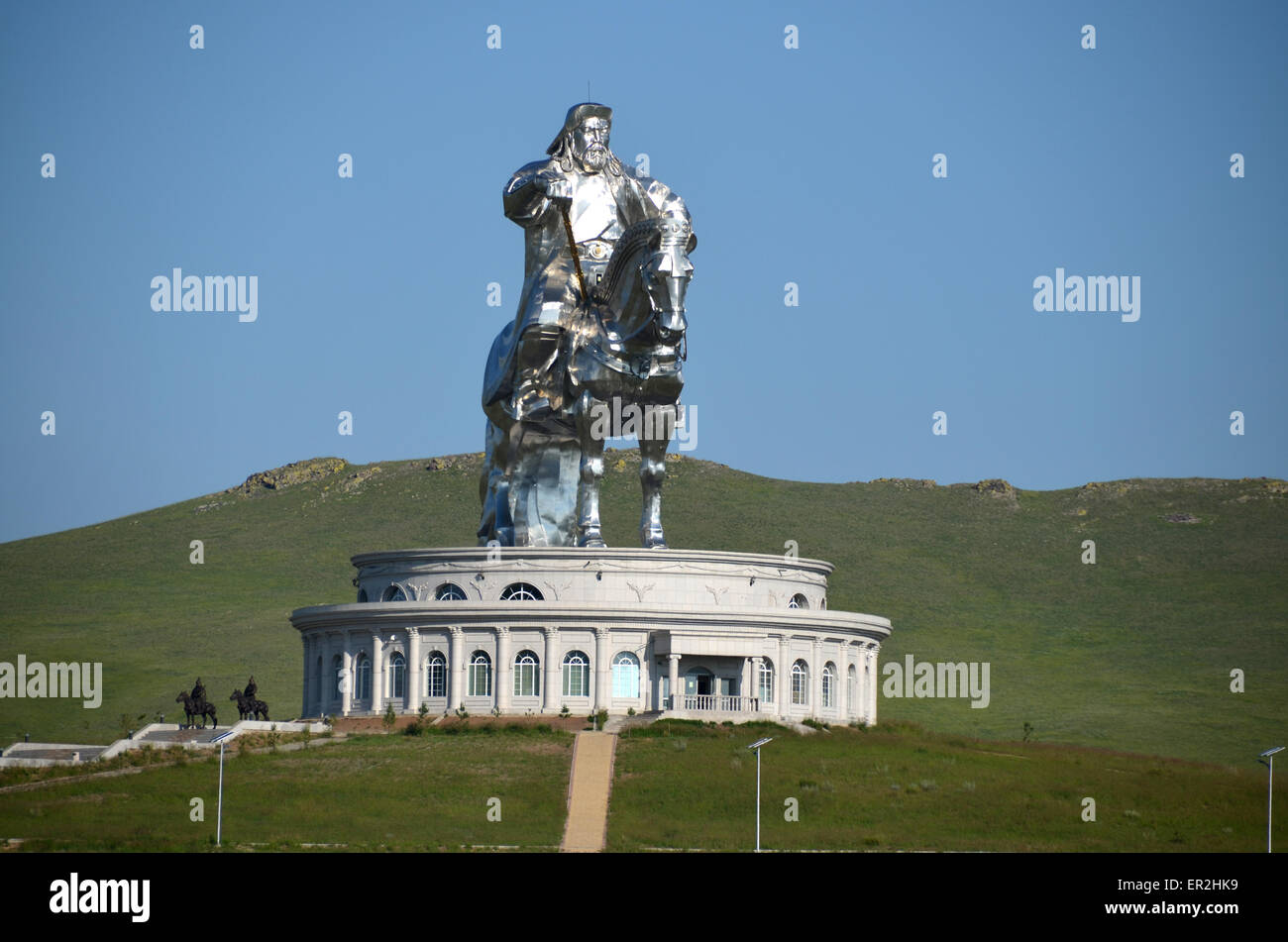 The giant statue dedicated to Genghis Khan, east of Ulan Bator, Tov
