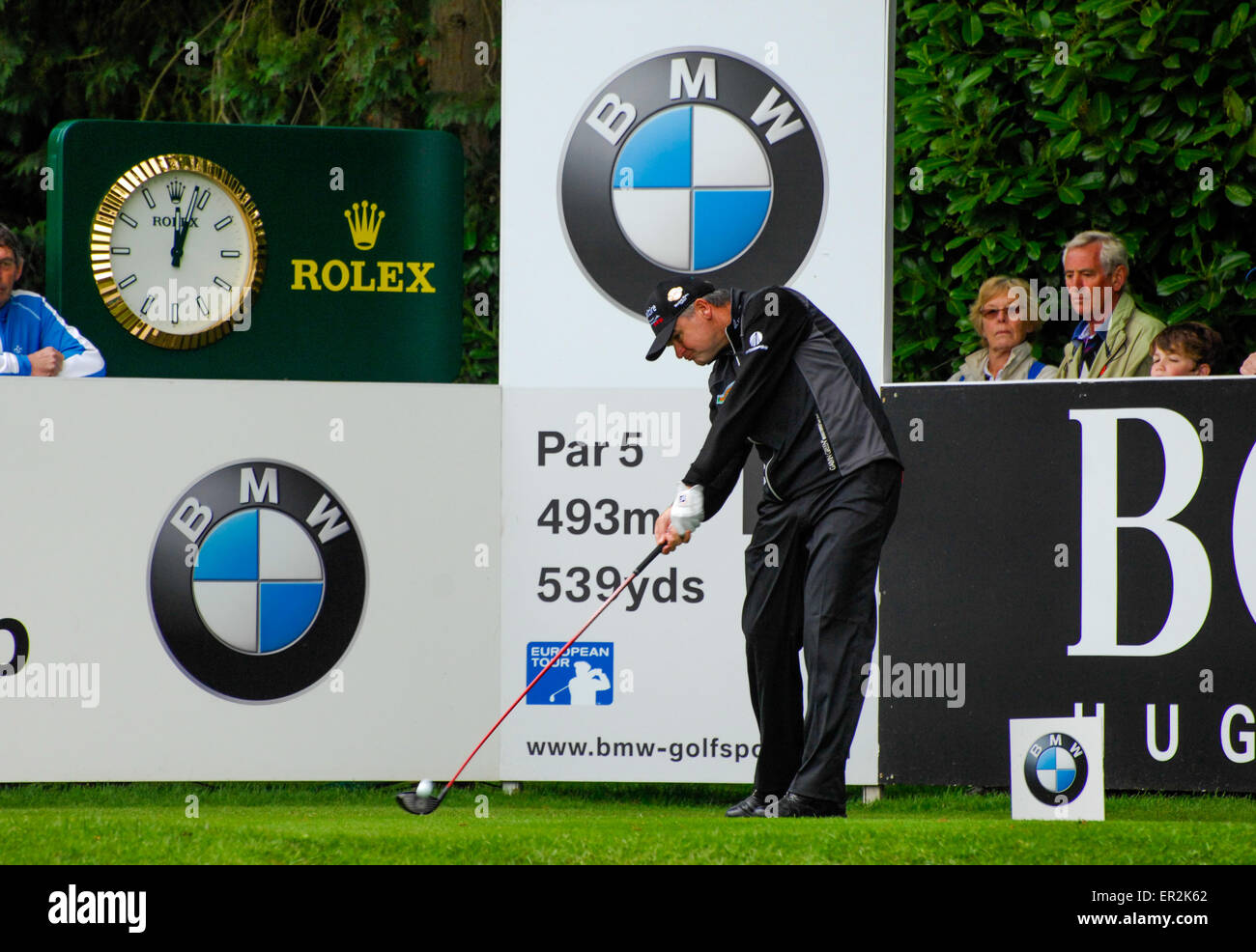 BMW PGA Championship Celebrity Pro Am competition Stock Photo Alamy