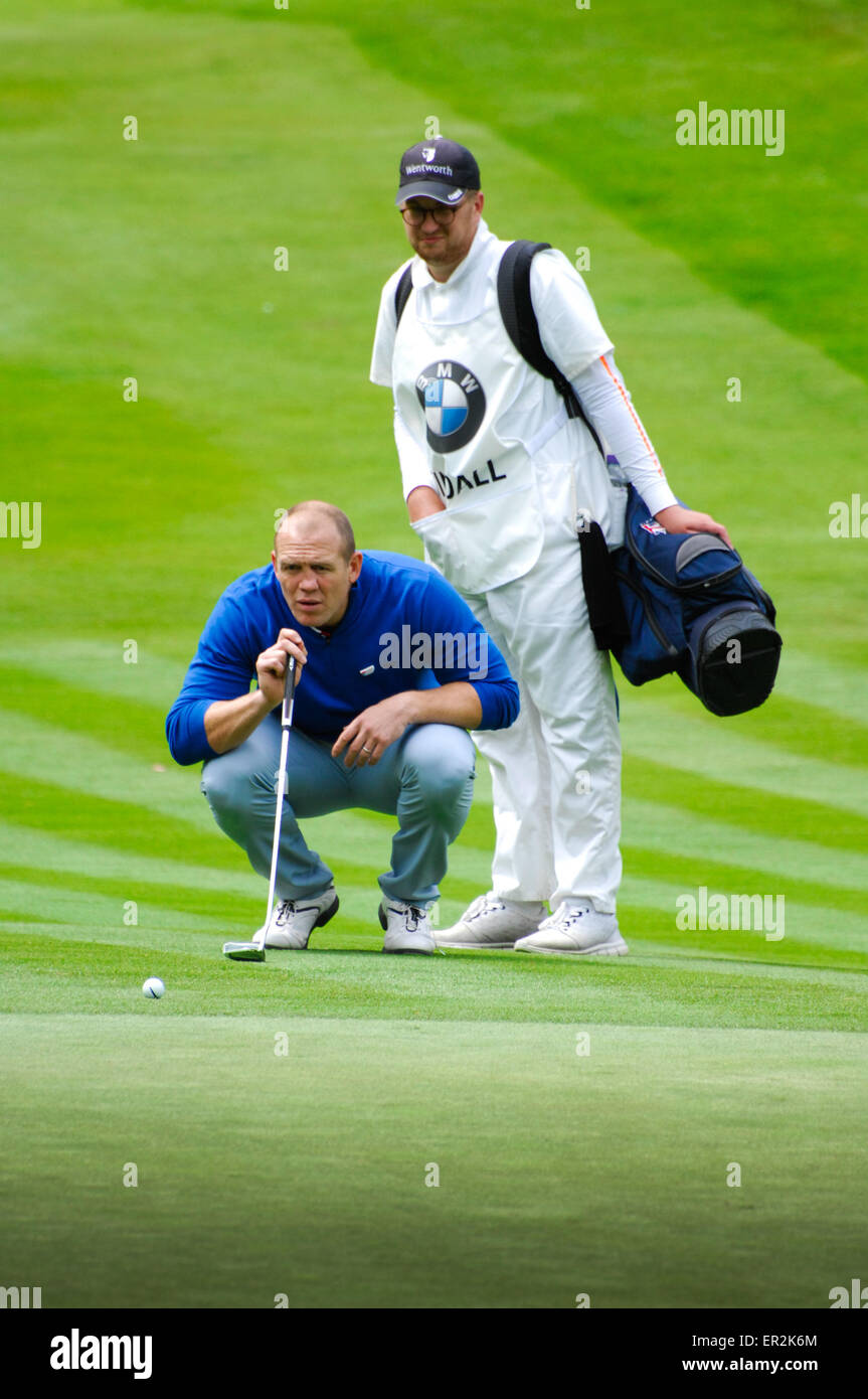 BMW PGA Championship Celebrity Pro Am competition Stock Photo