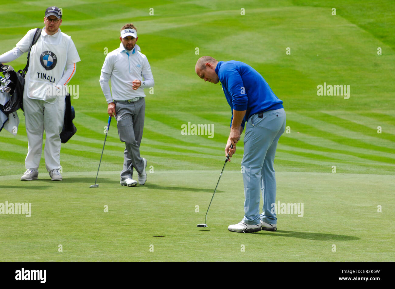 BMW PGA Championship Celebrity Pro Am competition Stock Photo Alamy