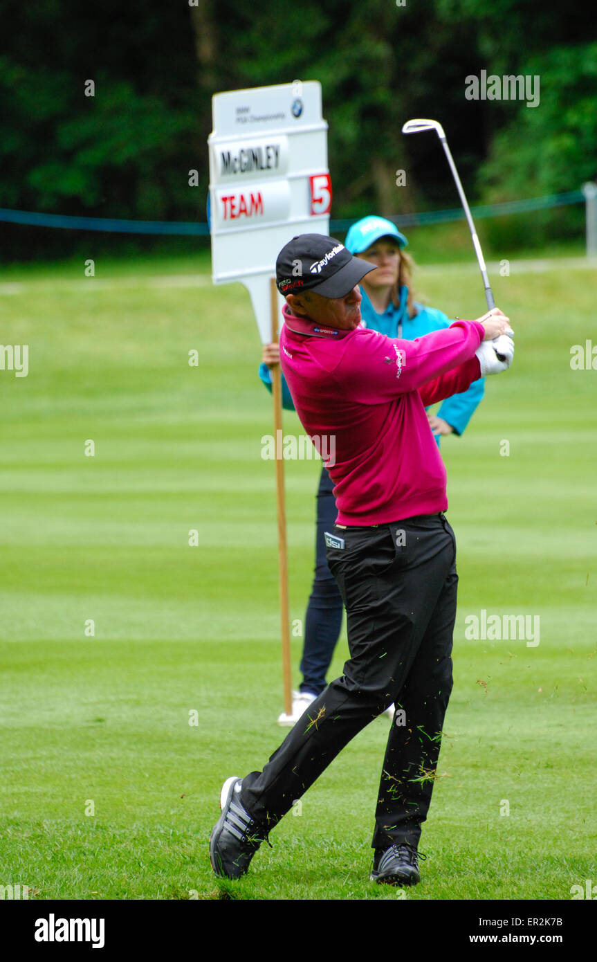 BMW PGA Championship Celebrity Pro Am competition Stock Photo Alamy