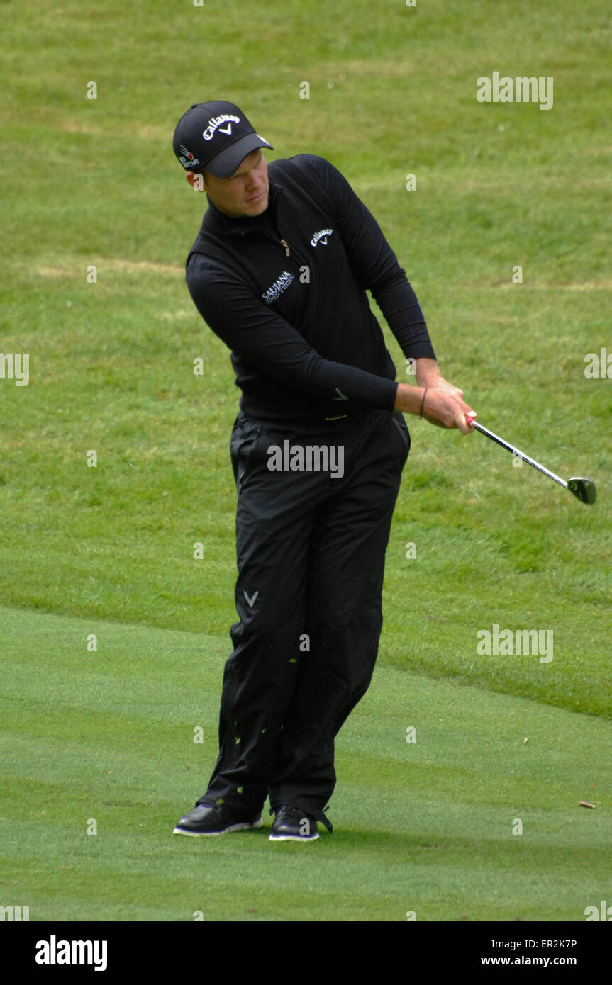BMW PGA Championship Celebrity Pro Am competition Stock Photo Alamy