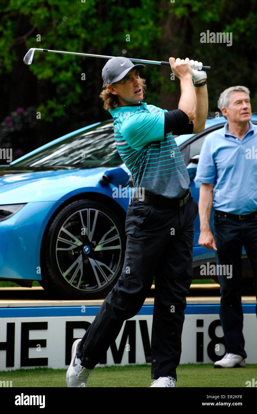 BMW PGA Championship Celebrity Pro Am competition Stock Photo Alamy