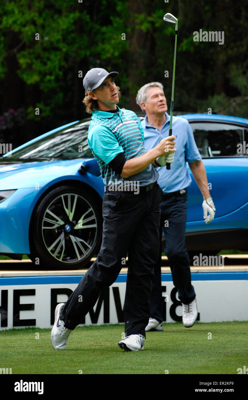 BMW PGA Championship Celebrity Pro Am competition Stock Photo Alamy