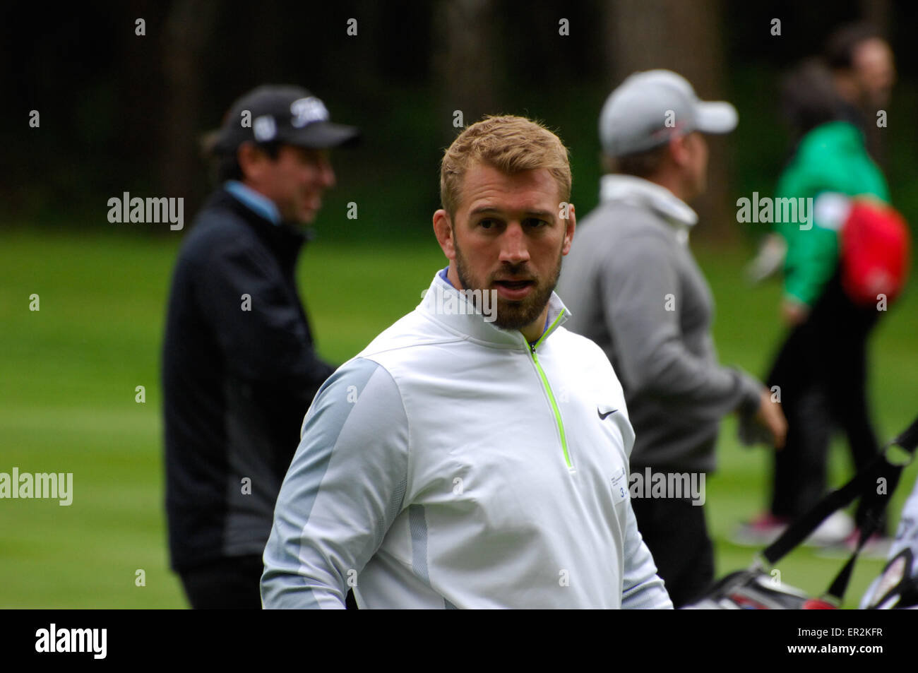 BMW PGA Championship Celebrity Pro Am competition Stock Photo