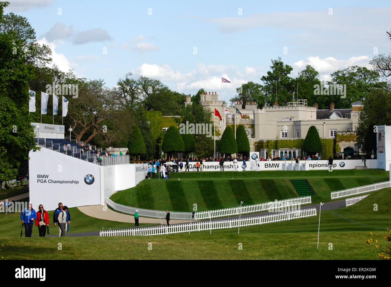 BMW PGA Championship Celebrity Pro Am competition Stock Photo Alamy