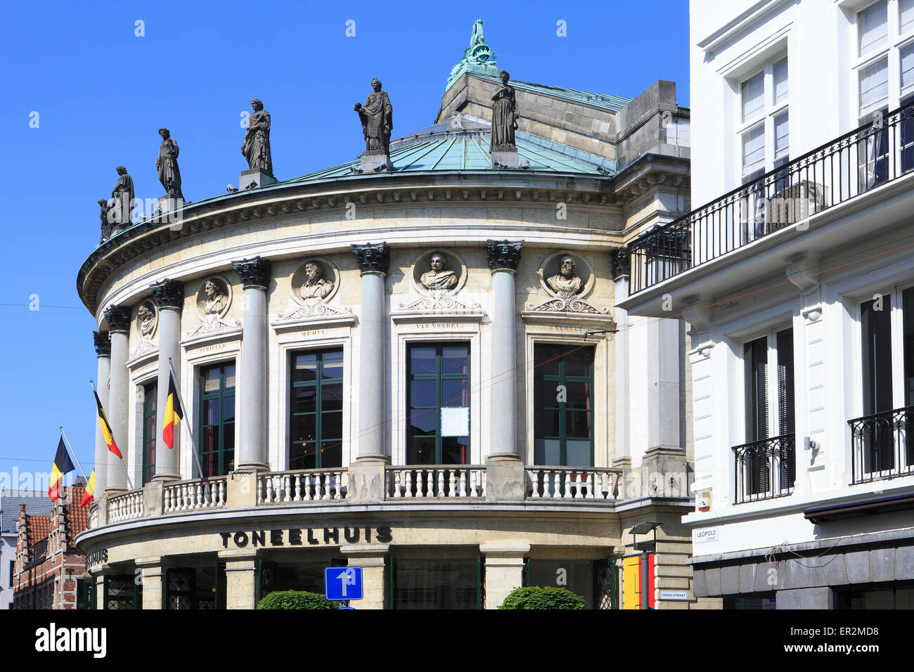 The Bourla Theater in Antwerp, Belgium Stock Photo Alamy