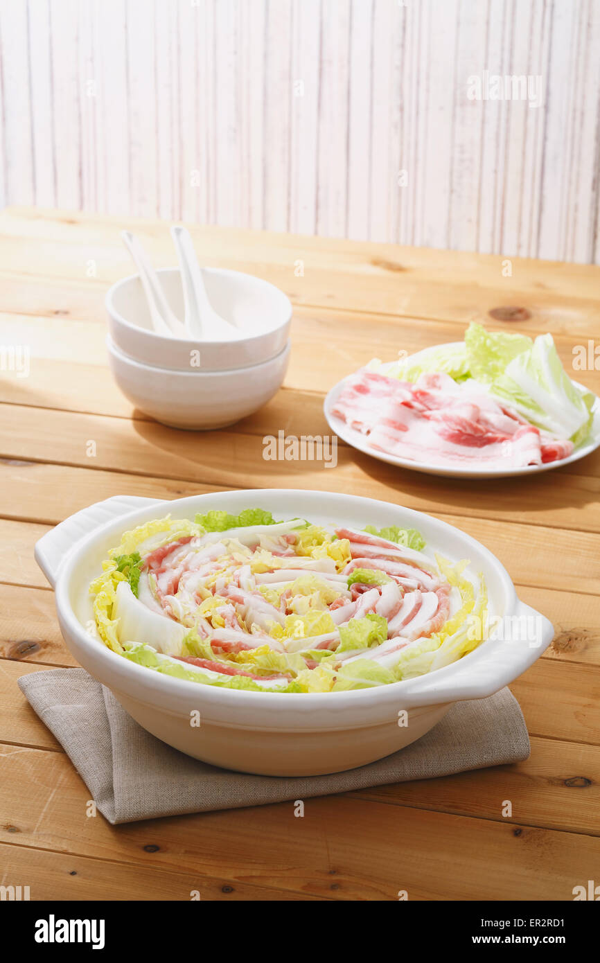 Japanese style casserole Stock Photo Alamy