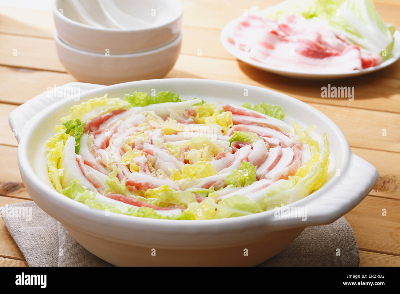 Japanese style casserole Stock Photo Alamy