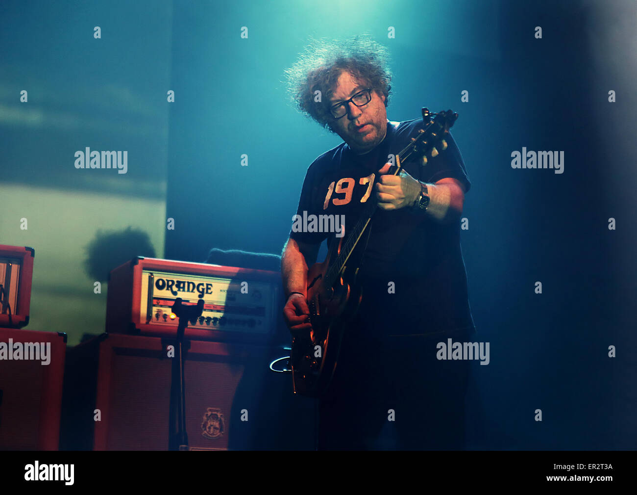 The Jesus and Mary Chain performing live on stage at Manchester Academy