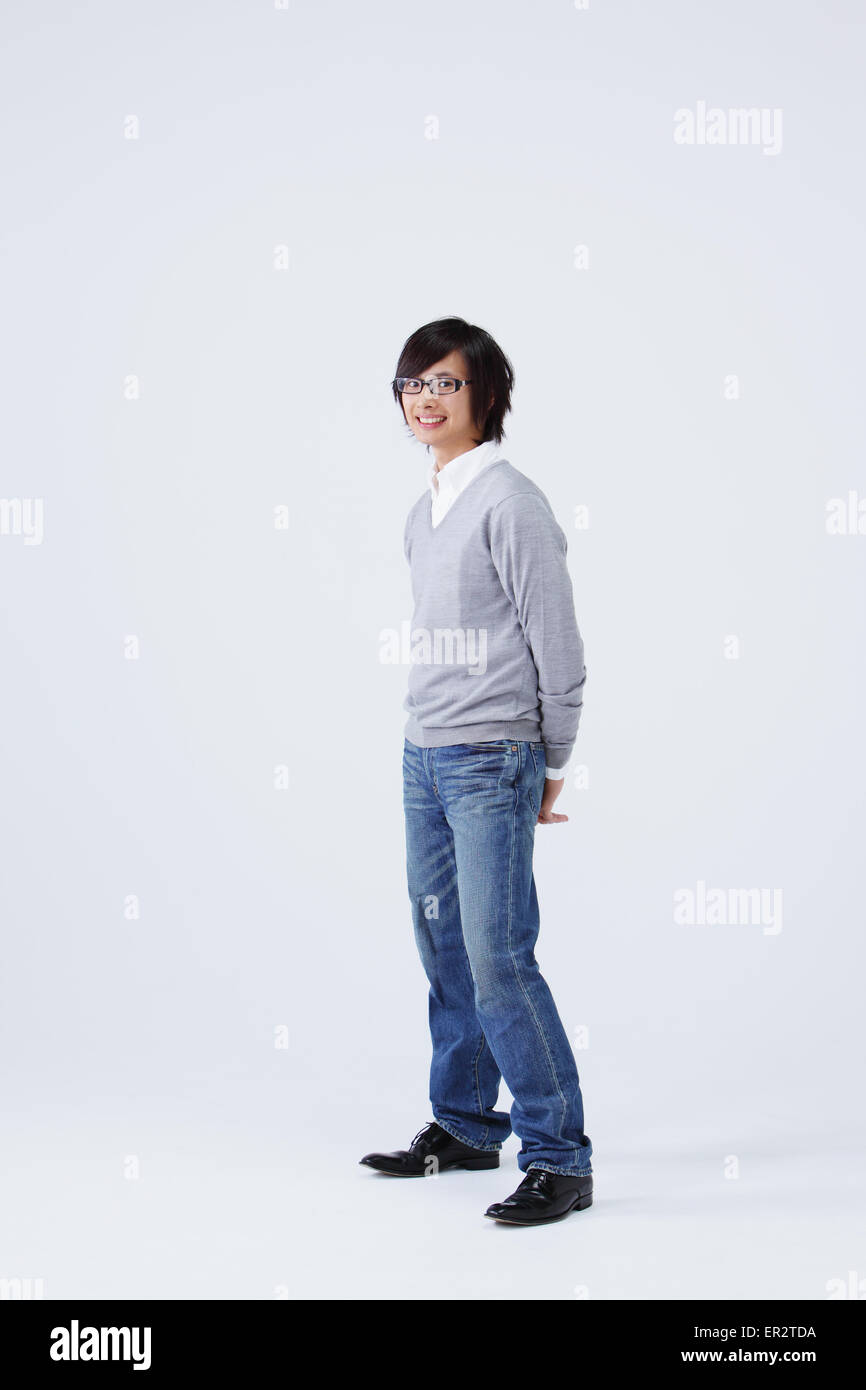 People wearing jeans hi-res stock photography and images - Alamy