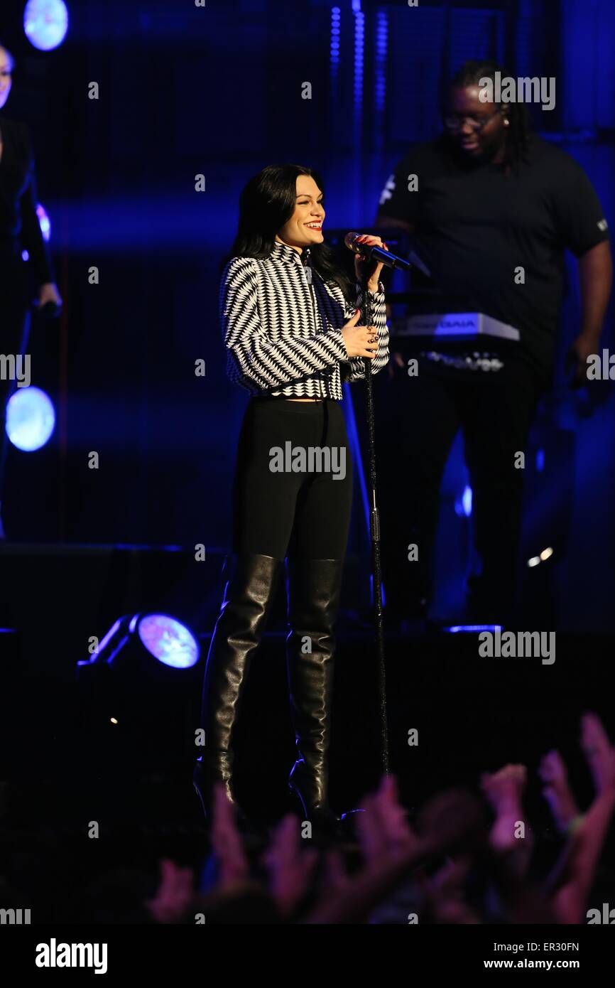 Jsje Jessie J performing live on stage on Jimmy Kimmel Live! Jessie J ...