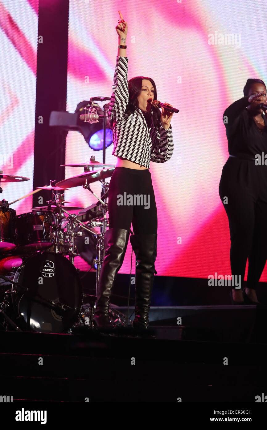 Jsje Jessie J performing live on stage on Jimmy Kimmel Live! Jessie J ...