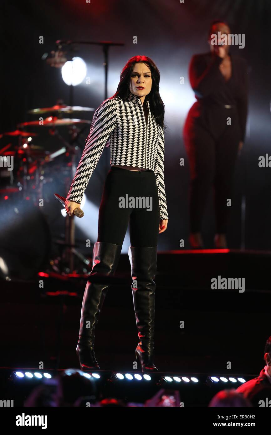 Jsje Jessie J performing live on stage on Jimmy Kimmel Live! Jessie J ...