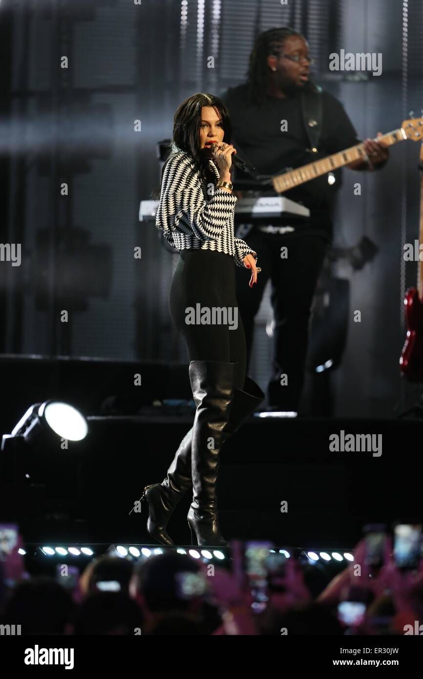 Jsje Jessie J performing live on stage on Jimmy Kimmel Live! Jessie J ...