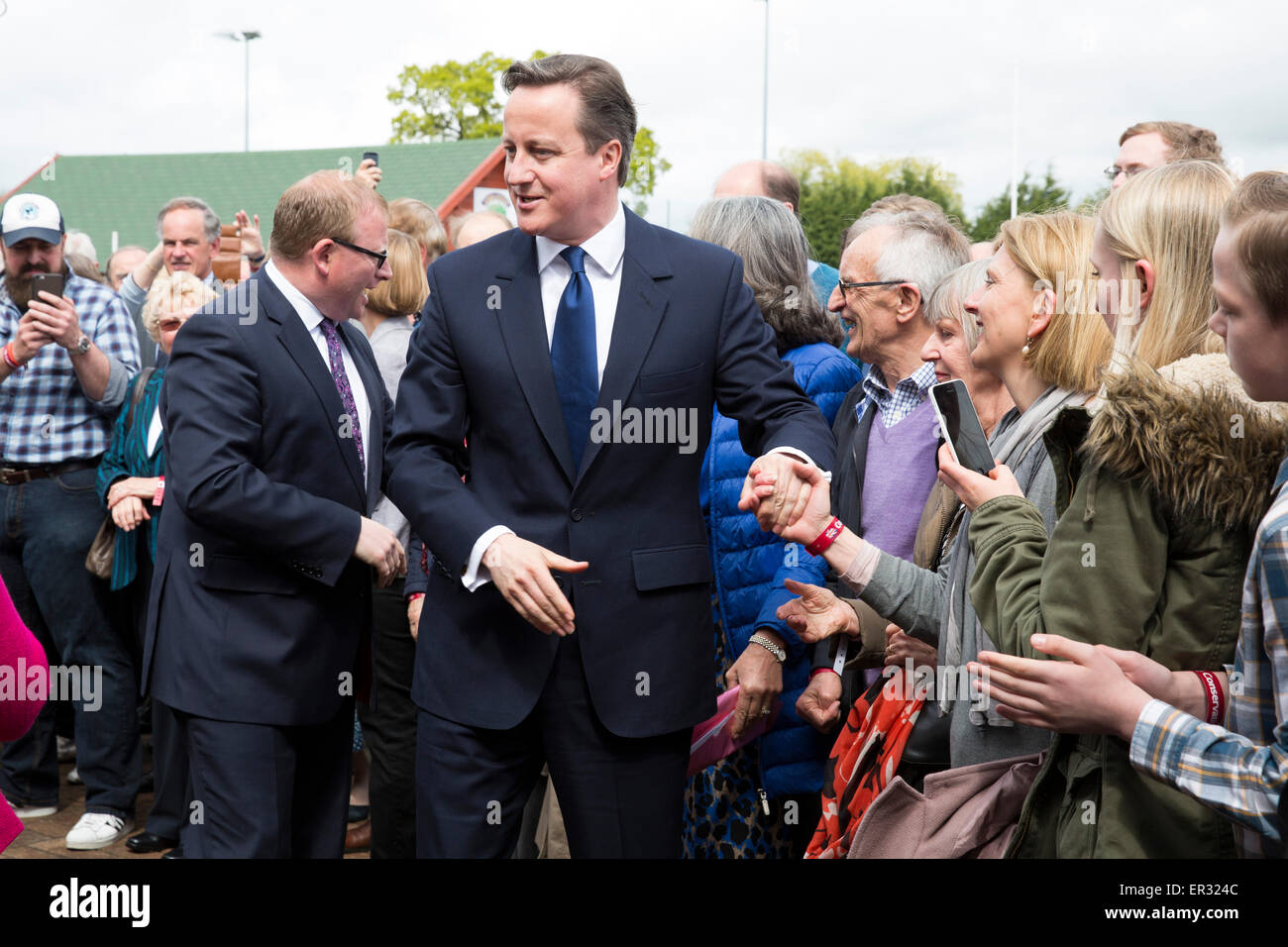 Prime Minister David Cameron visiting Ambleside Sports Club, Nuneaton to give a speech in the