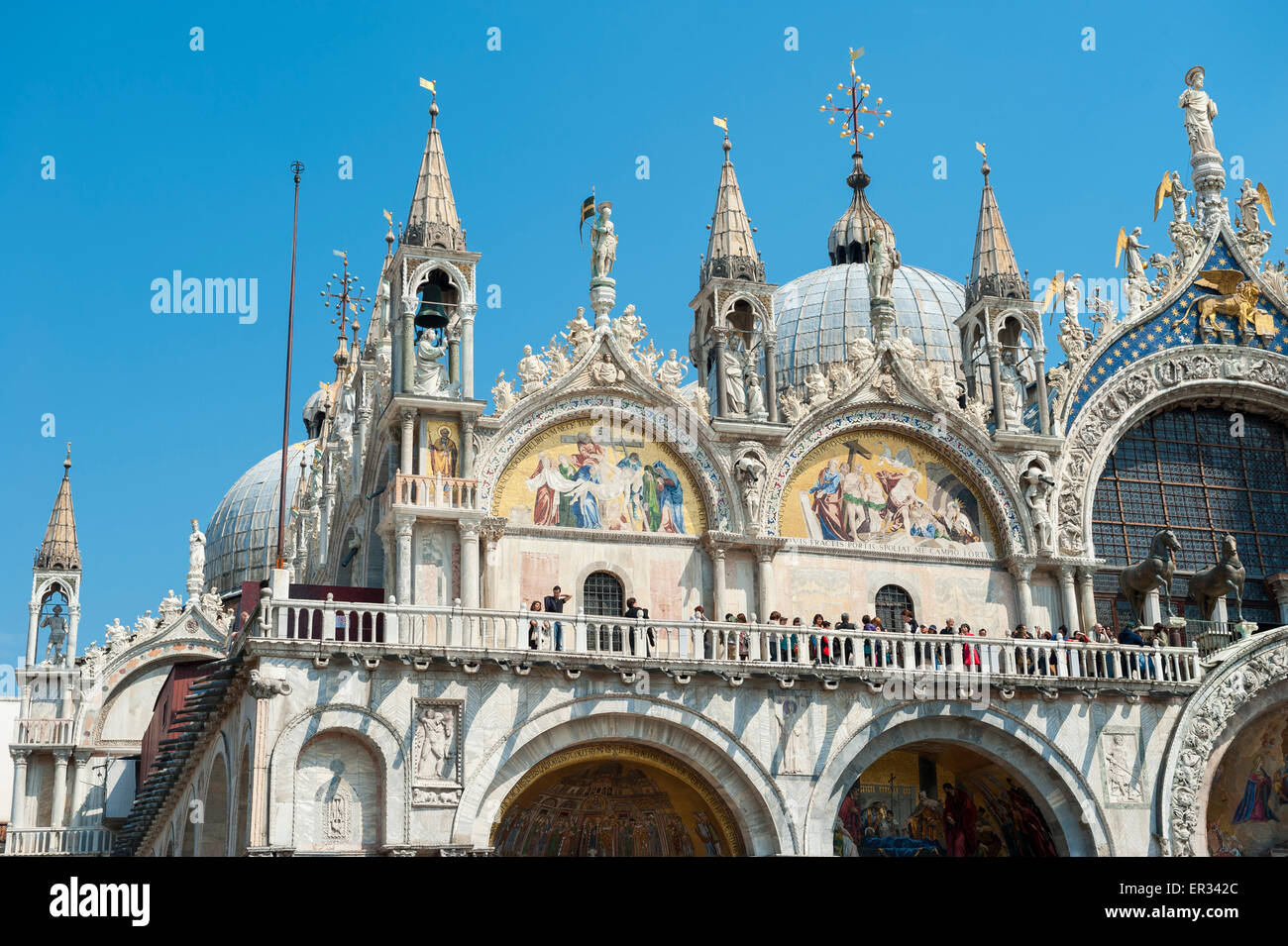 VENICE, ITALY - APRIL 17, 2013: Tourists explore the intricate ...