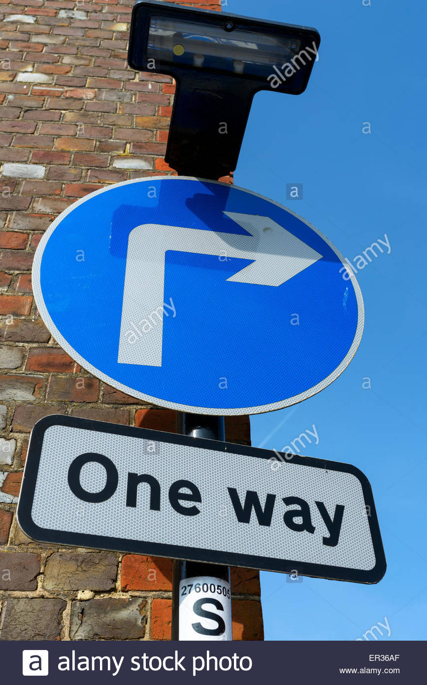 One Way Road Sign Stock Photos & One Way Road Sign Stock Images - Alamy One Way Street Signs