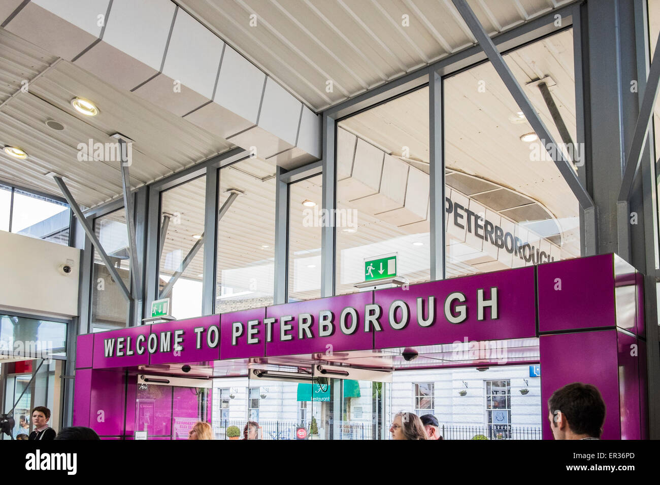 Peterborough railway station, Peterborough, Cambridgeshire, England, U.K. Stock Photo
