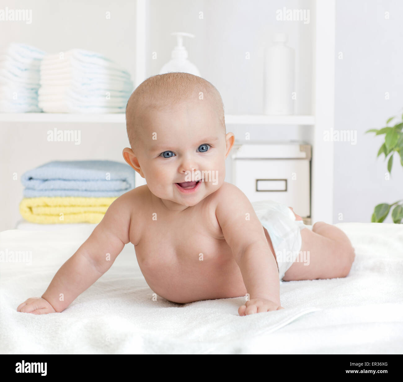baby in diaper