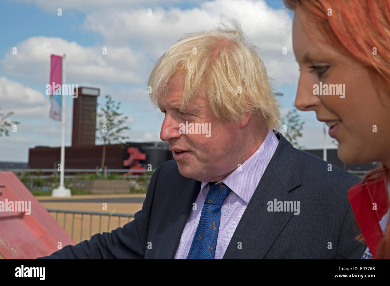 London Mayor Boris Johnson was joined by Paralympic gold medallist ...
