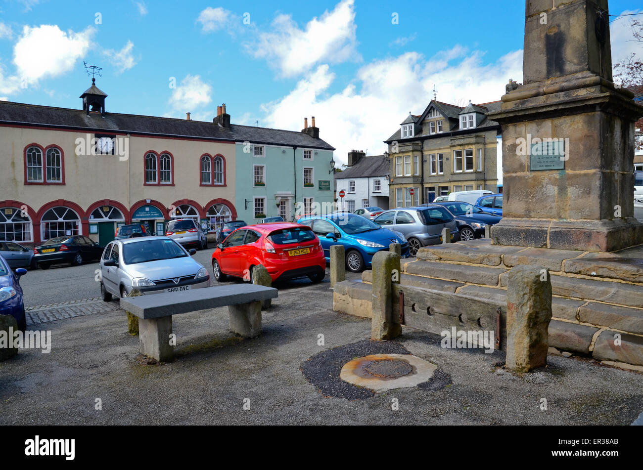 The market square in Broughton in Furness in Cumbria Stock Photo Alamy