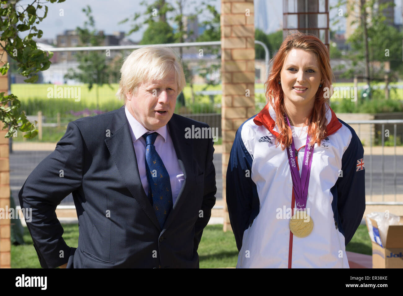 London, UK, 26th May 2015 : Mayor of London Boris Johnson and Jessica ...