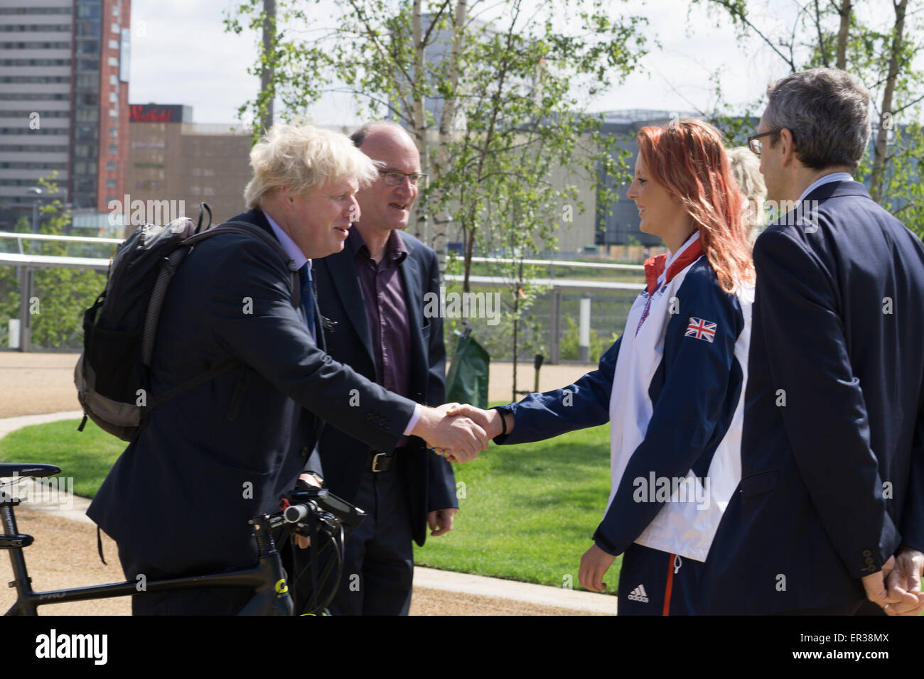 London, UK, 26th May 2015 : Mayor of London Boris Johnson and Jessica ...