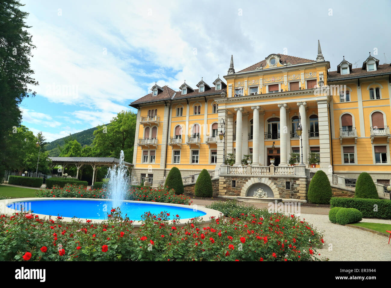 Grand Hotel Imperial Levico Terme Stock Photo - Alamy