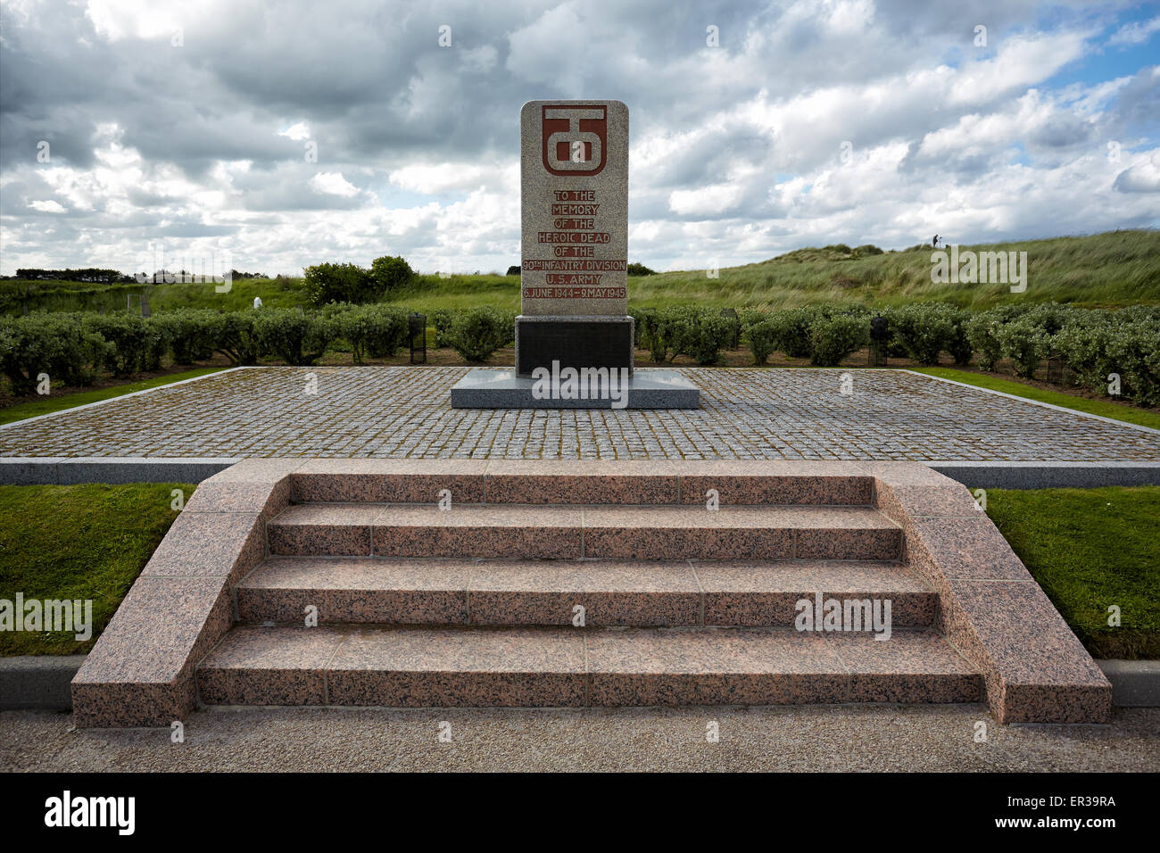 monument close to Utah Beach in Normandy Stock Photo