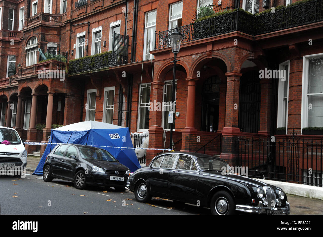 A balcony collapse at Cadogan Square in Knightsbridge, West London has