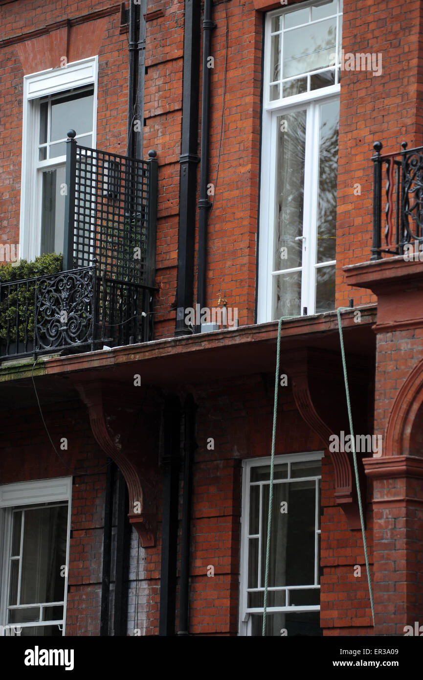 A balcony collapse at Cadogan Square in Knightsbridge, West London has